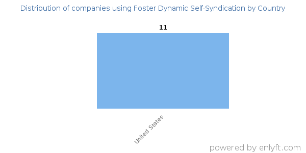 Foster Dynamic Self-Syndication customers by country